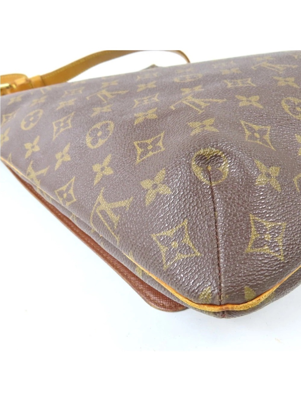 Louis Vuitton Monogram Musette Salsa Bag in Brown & Tan Leather Strap Flaw - Picture 5 of 16